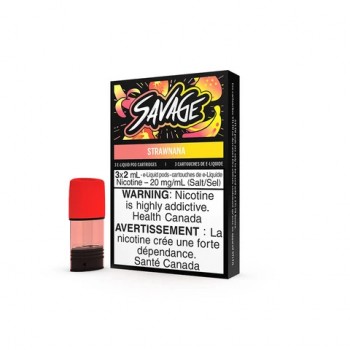 STLTH Savage Strawnana Pod Pack 20mg
